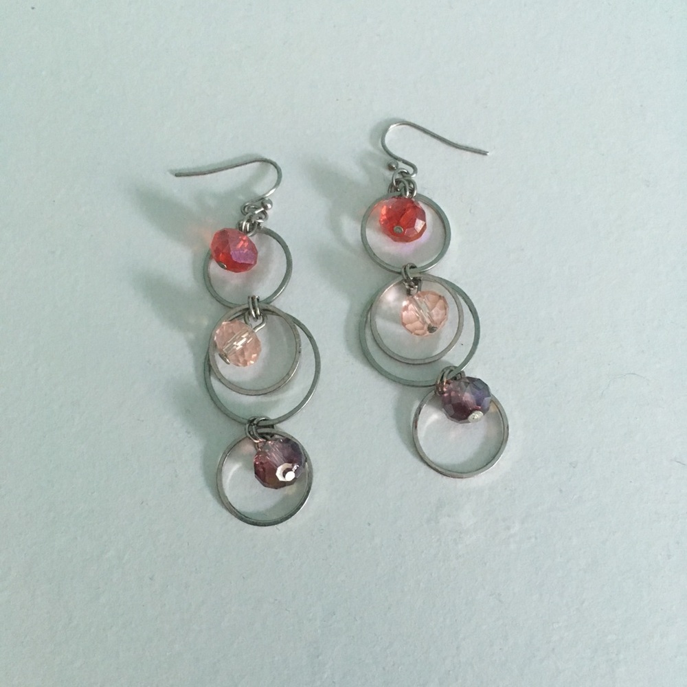 3/25!!!⭐️ Tri-Colored Dangly Earrings